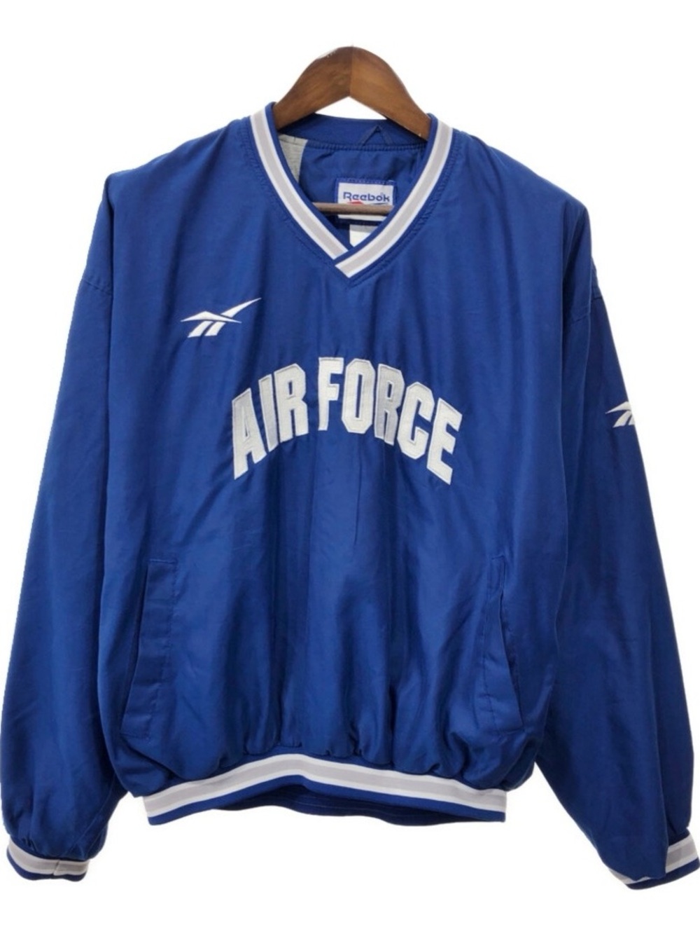 men’s 90s Reebok AIR FORCE Pullover Jacket